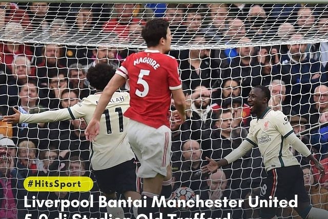 Liverpool Bantai Manchester United 5-0 di Stadion Old Trafford
