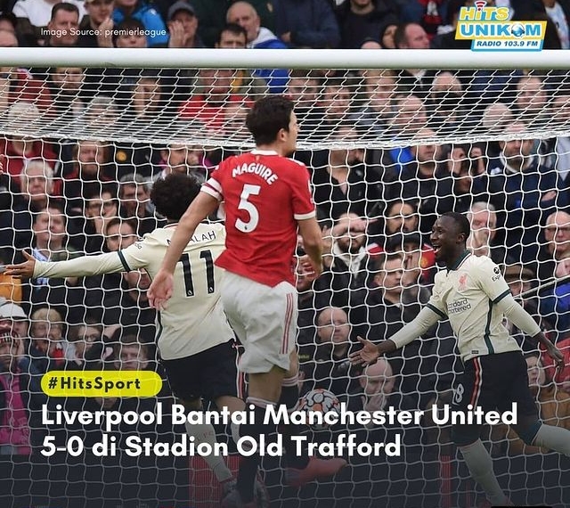 Liverpool Bantai Manchester United 5-0 di Stadion Old Trafford