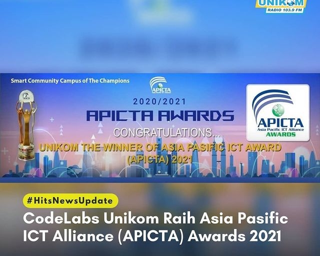 CodeLabs Unikom Raih Asia Pasific ICT Alliance (APICTA) Awards 2021