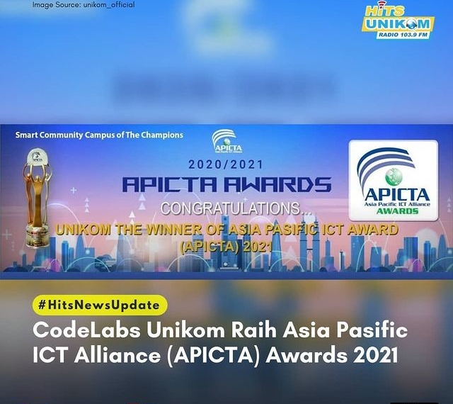CodeLabs Unikom Raih Asia Pasific ICT Alliance (APICTA) Awards 2021