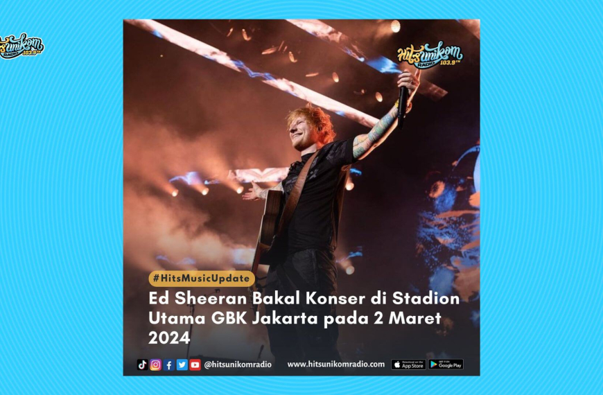 Ed Sheeran Bakal Konser di Stadion Utama GBK Jakarta pada 2 Maret 2024