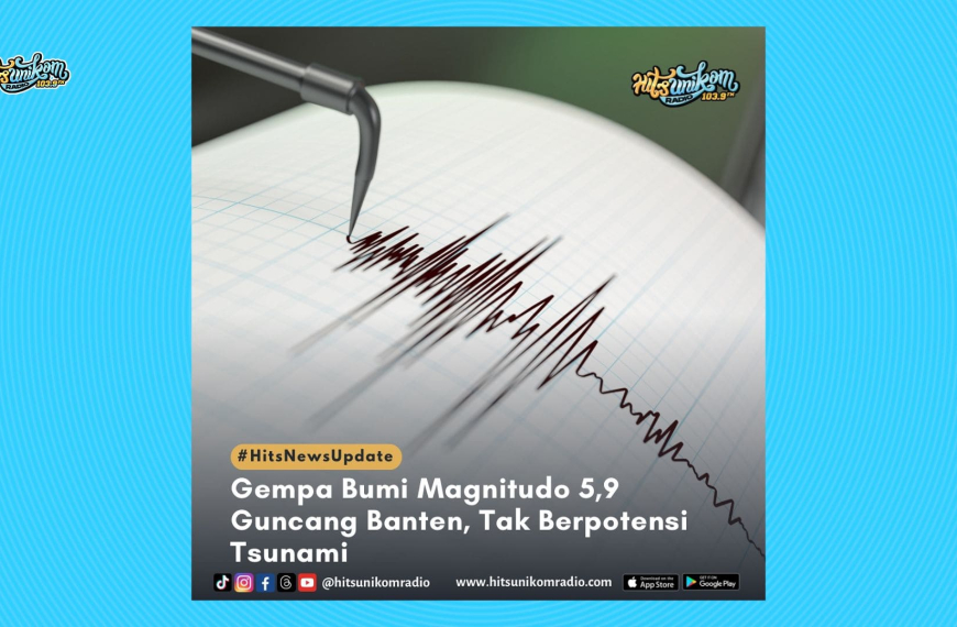 Gempa Bumi Magnitudo 5,9 Guncang Banten, Tak Berpotensi Tsunami