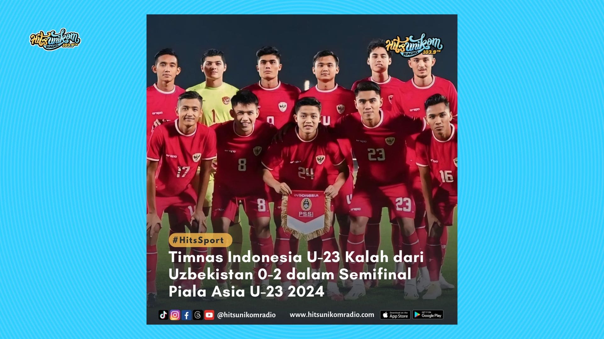 Timnas Indonesia U Kalah Dari Uzbekistan Dalam Semifinal Piala Asia U